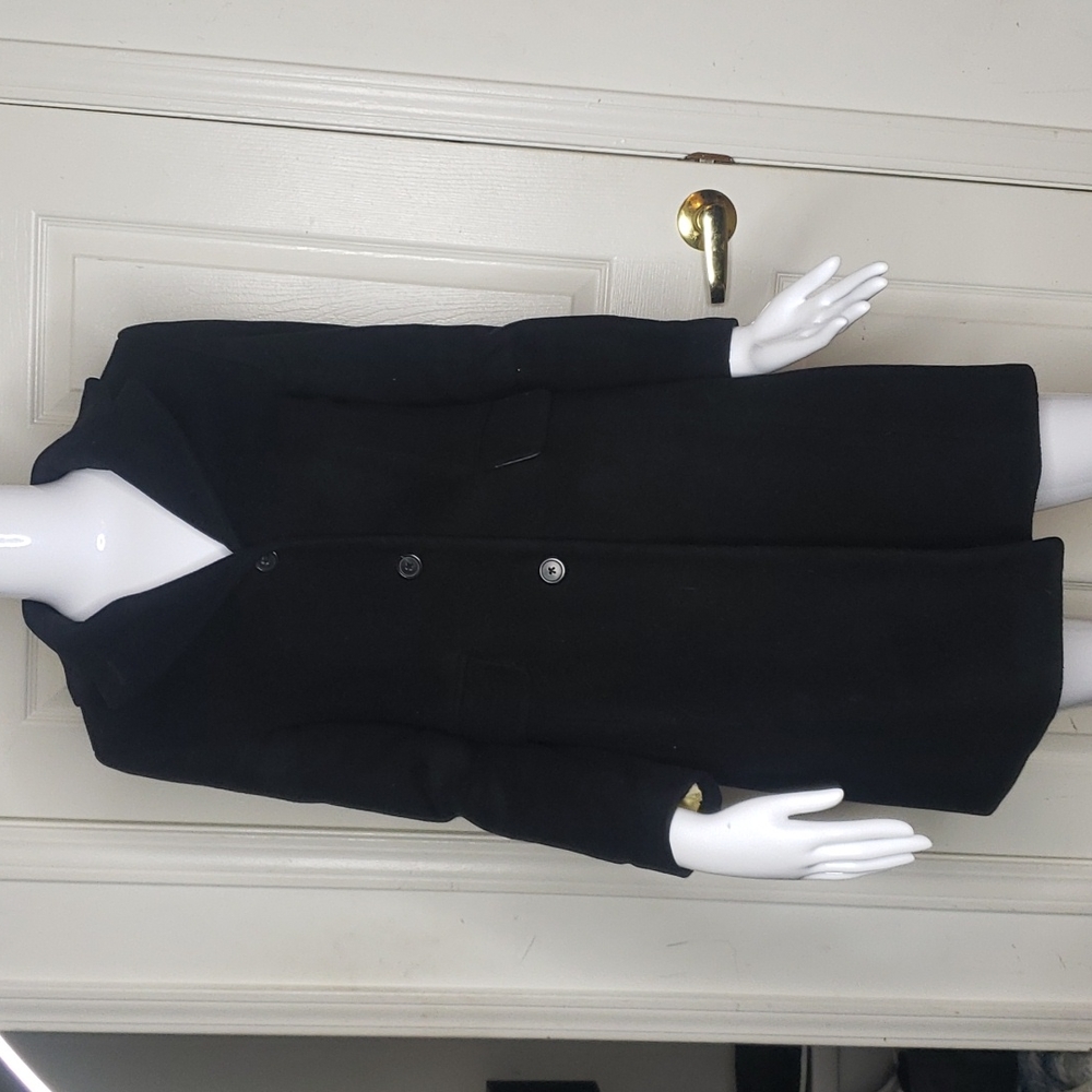 J. Crew Black Peacoat Size 2P